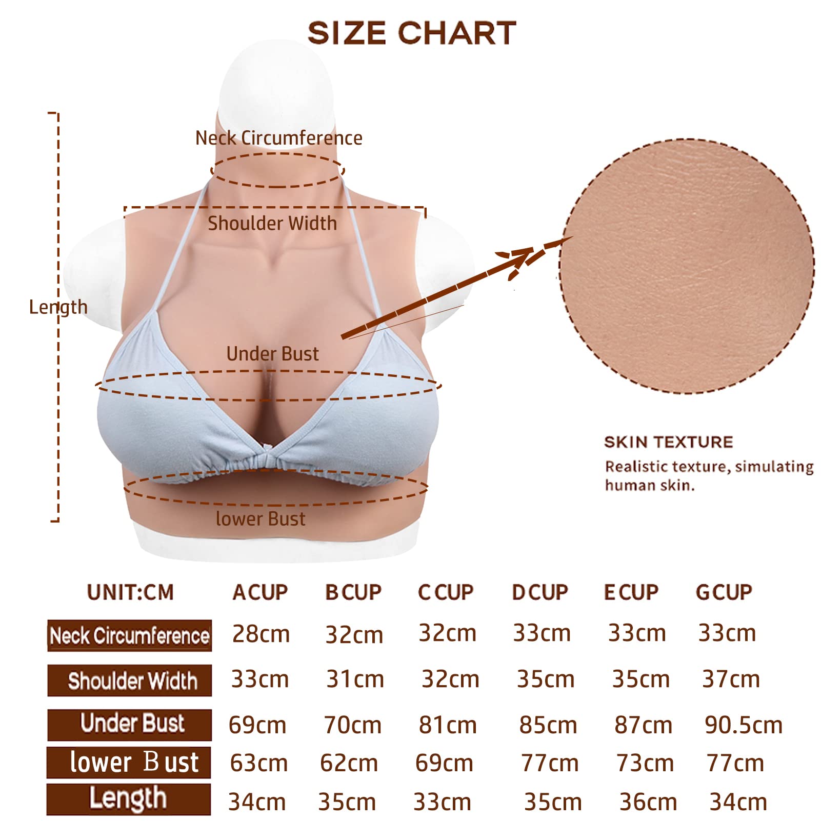 Formes de poitrine en silicone pour travestis, plaques de poitrine garnies de gel ou de coton pour vêtements, mastectomie, traînée transgenre