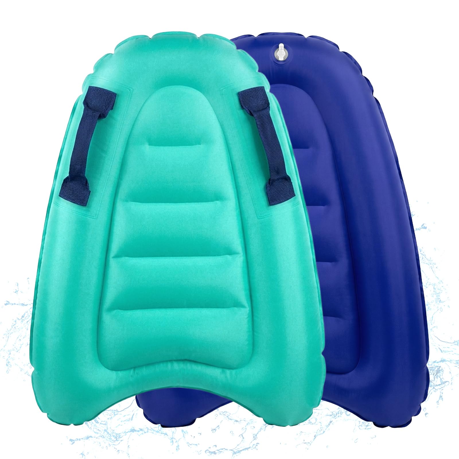 Tabla de Bodyboard Flotante 67x52cm con Asas Ligera Plegable Surf Playa Deportes Acuáticos