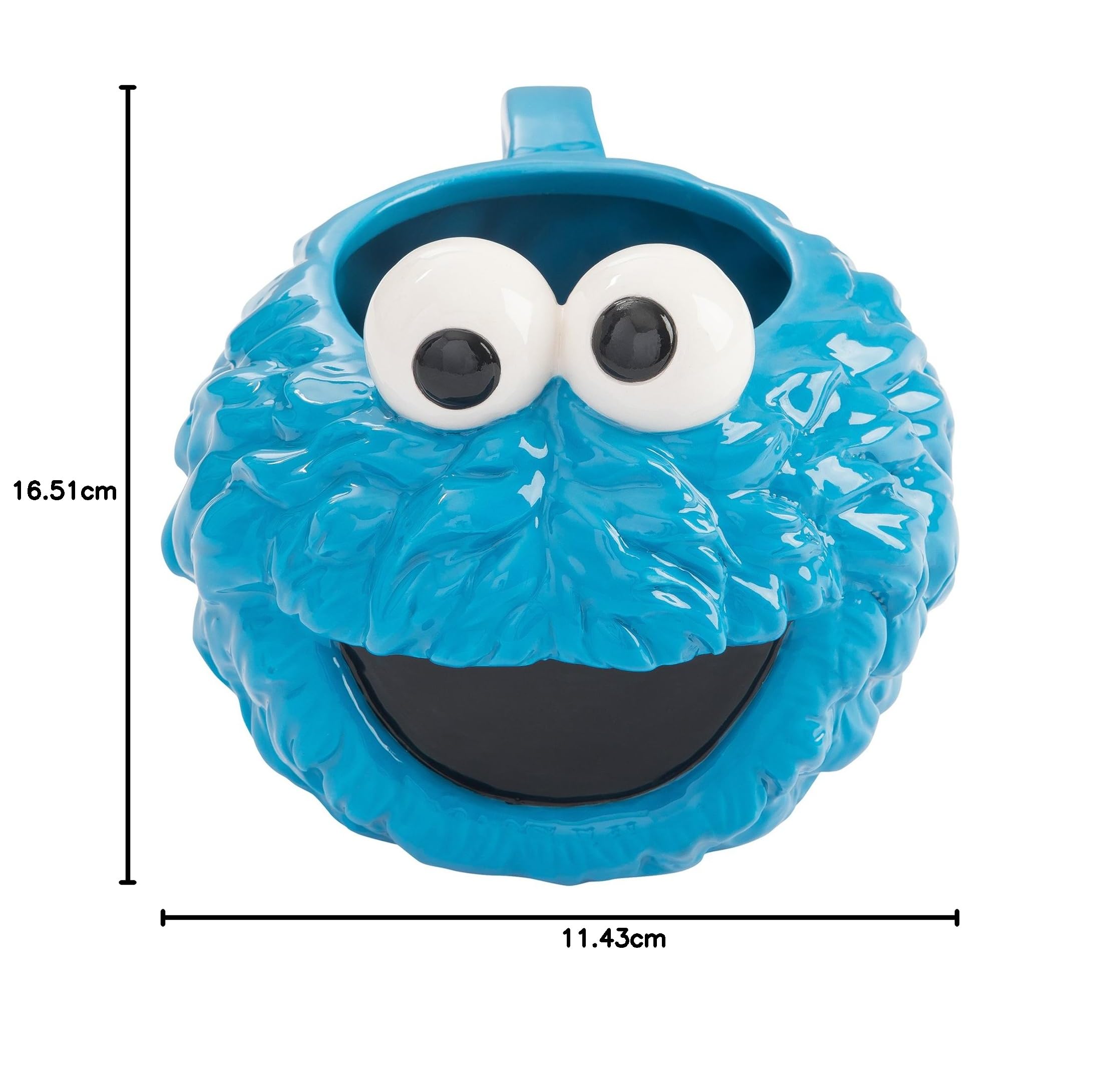 Amazon.co.jp: Vandor セサミストリート クッキーモンスター ヘッド型