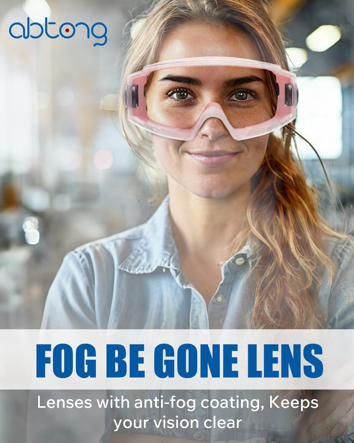 2 Pack Safety Goggles Over Glasses — ANSI Z87.1 Certified Eye Protection With Anti-Fog Lens for Chemistry Lab Work - Image 3