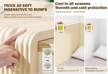 Upholstered Wall Panels Self Adhesive, Anti Collision Wall Padding Kids, 20x200cm Padded Wall Panels for Bedroom/Living Room, Safe and Environmentally Friendly(60cmx200cm)