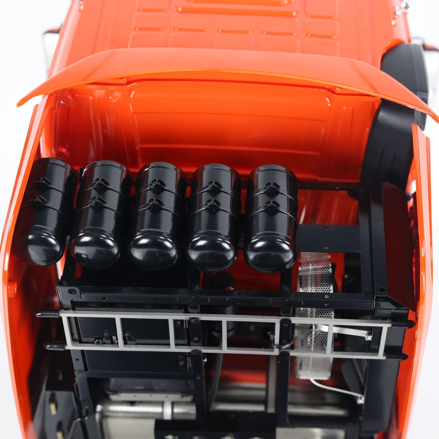 JDM 1/14 8X8 RC Tractor Truck High Roof Metal JDM-18F Assembled Differential Lock Motor Servo ESC Light Sound