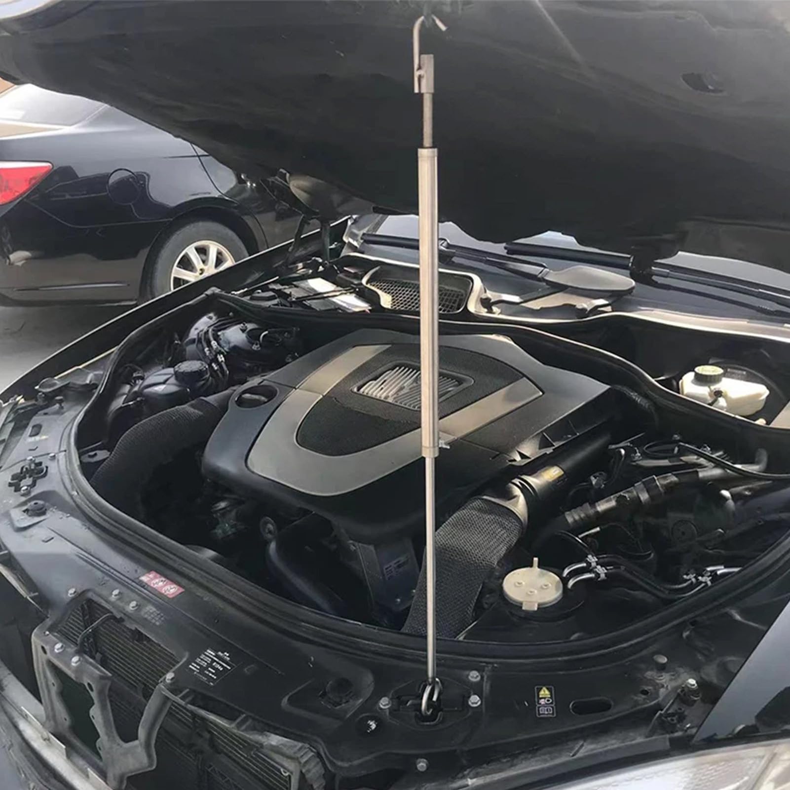 Soporte De Capó - Herramienta De Soporte Ajustable Telescópica, Soporte Para Accesorios De Coche, Puerta Ajustable Telescópica Y De Suporte Para Capó Delantero | Puntal De