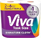 Viva Signature Cloth Paper Towels, 2 Family Triple, 141 Sheets per Roll