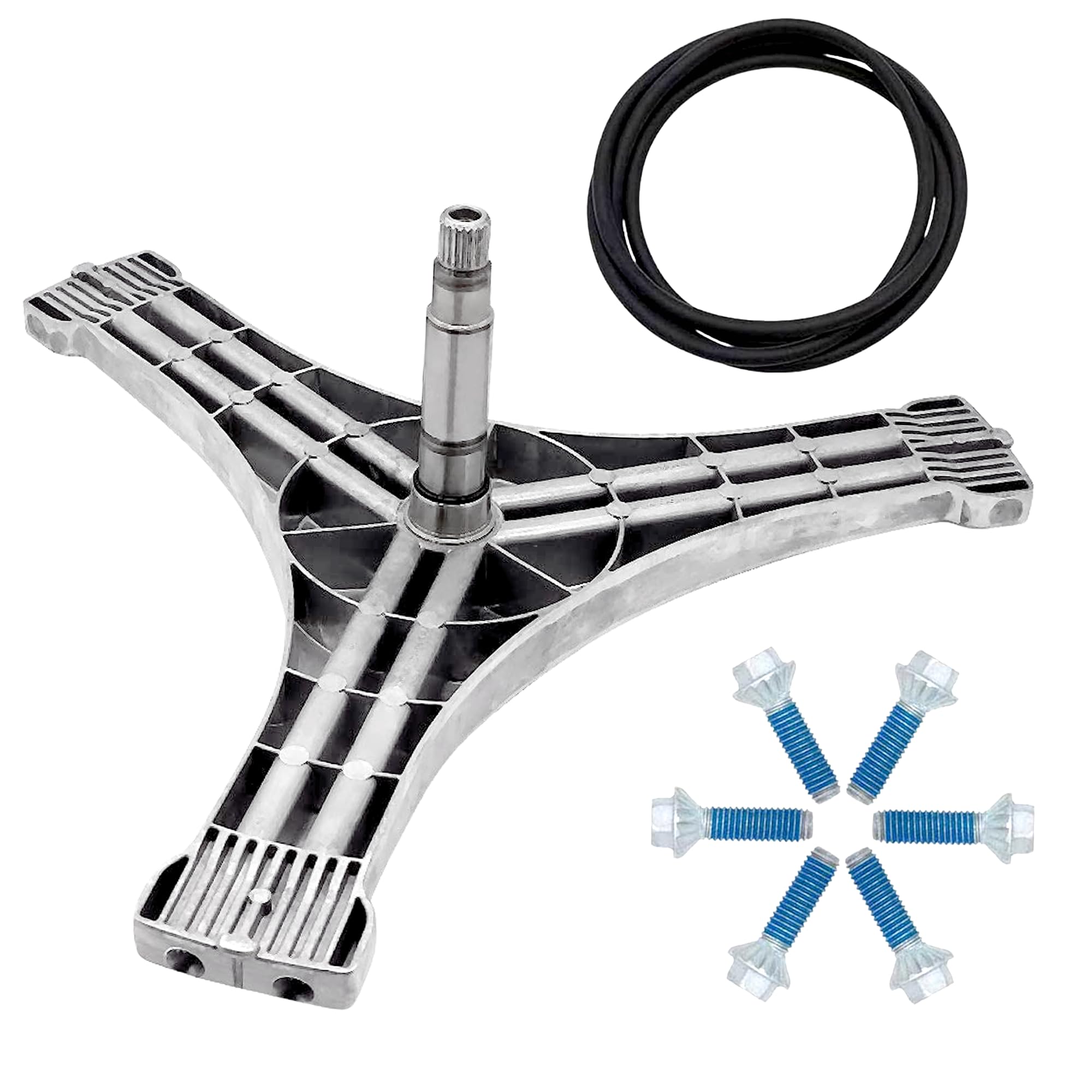 DC97-15491A Washer Flange Shaft Assembly fit for Samsung WF330ANB WF330ANW WF331ANR WF331ANW WF350ANP WF350ANR WF350ANW WF407ANW WF409ANR WF409ANW WF410ANR WF410ANW WF419AAU WF419AAW prime&swift