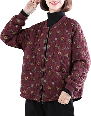 【美品レア】バーバリーレディースキルティングジャケット 西川 コート 花柄 71K9720neyL._AC_SX385_.jpg