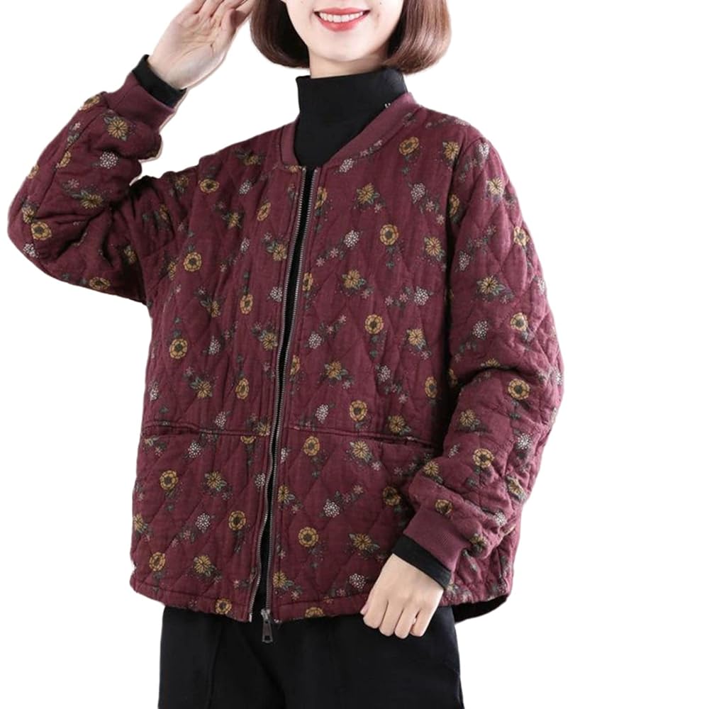 レッドヴァレンティノ 花柄ライトダウンジャケット 38 レッドヴァレンティノ 花柄ライトダウンジャケット 38