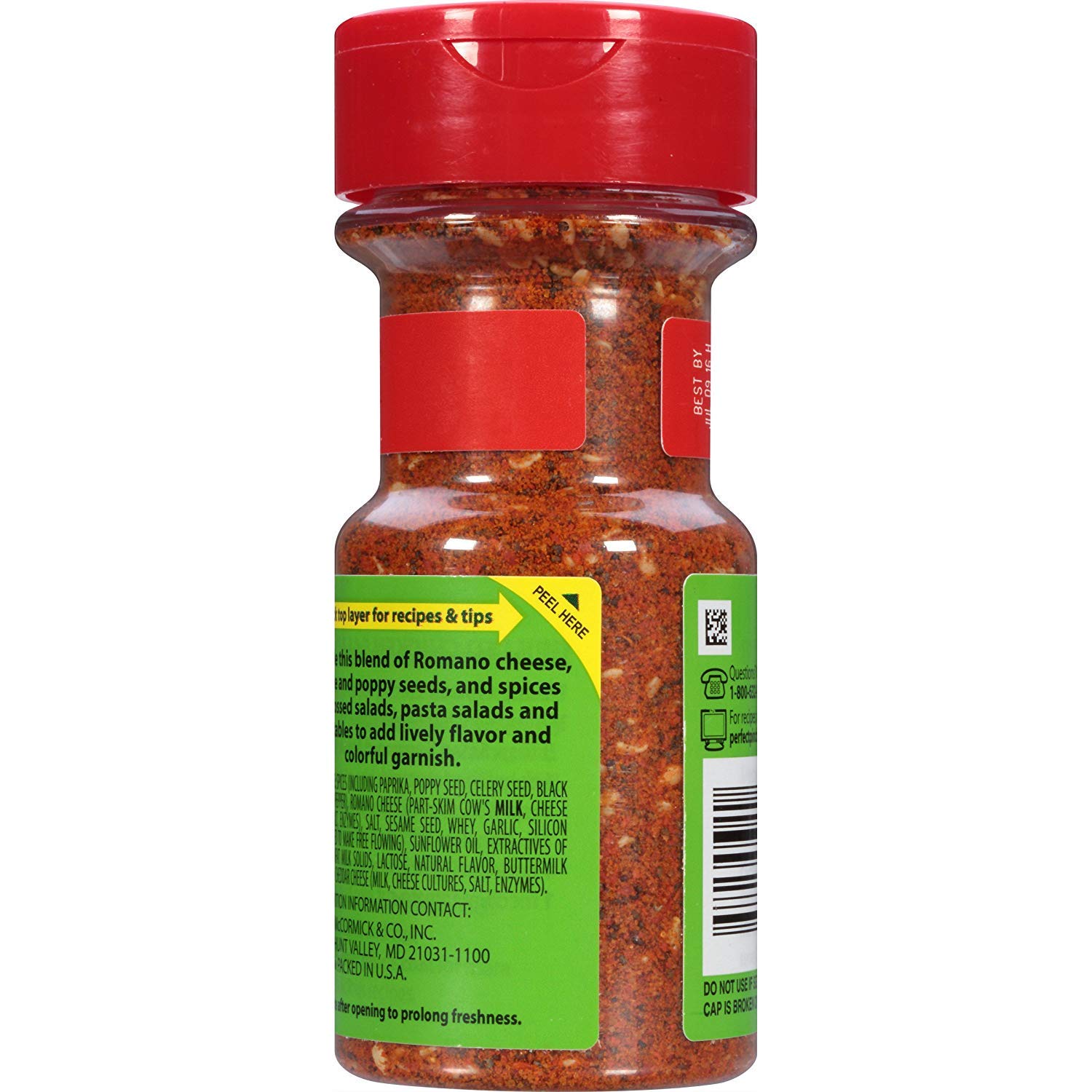 McCormick, Perfect Pinch, Salad Supreme Seasoning, 2.6oz Container (Pack of 3)
