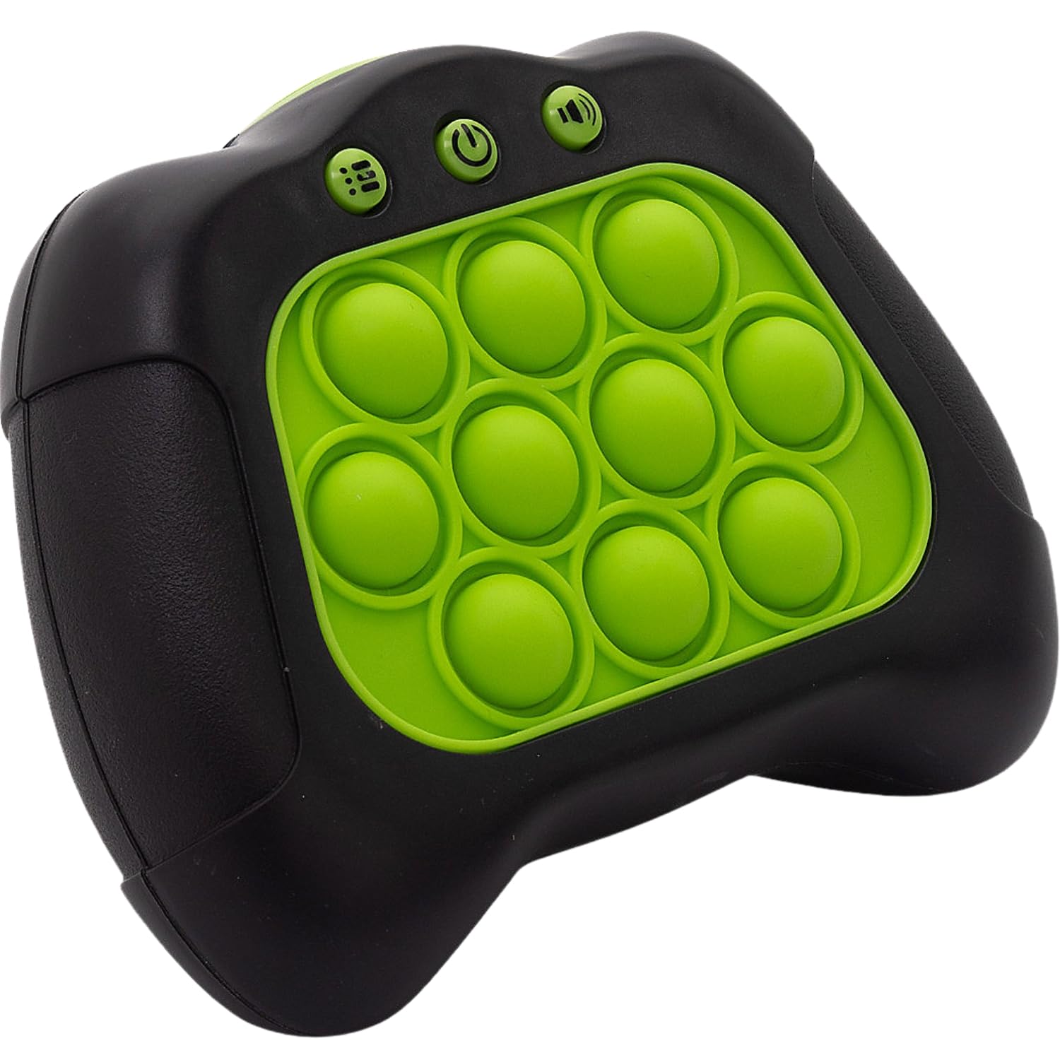 5" x 3 1/2" Fast Pop! 4-Mode Plastic Game Console, Black and Green, Great for Stocking St…