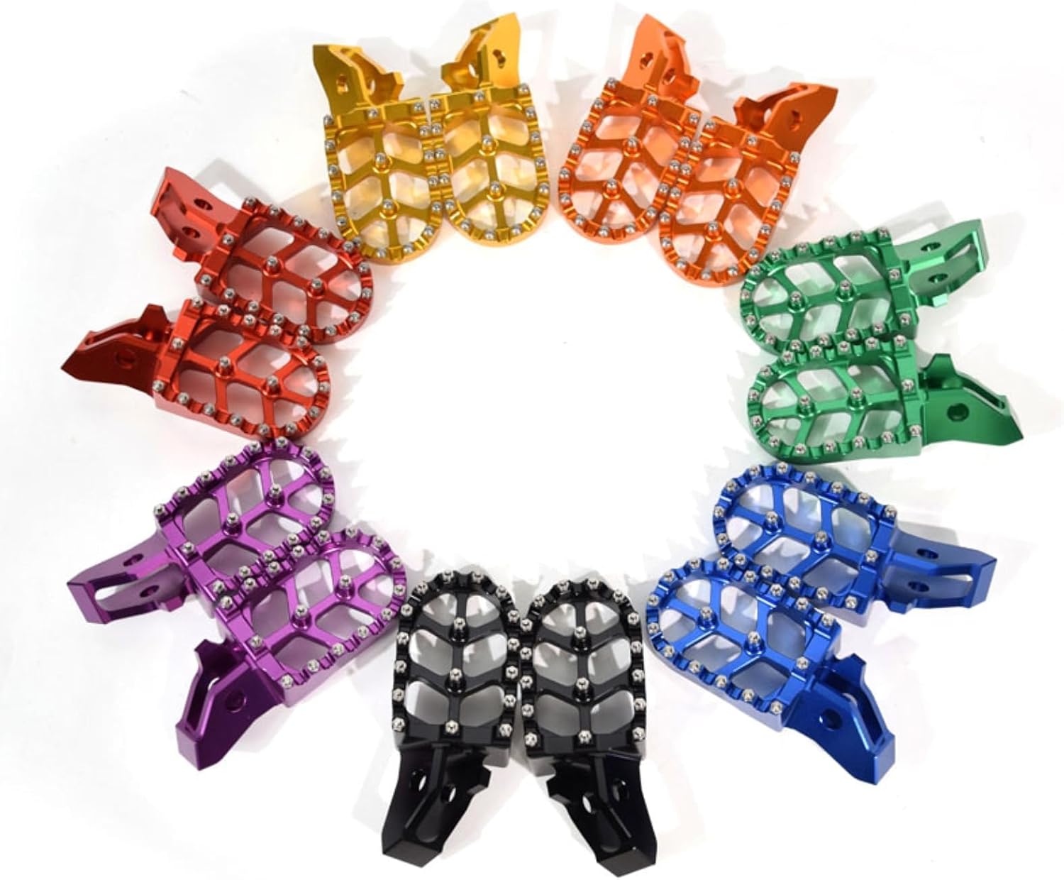 Motorcycle Foot Pegs 7075 Aluminum Pedals for Surron Ultra Bee,Foot Rests for Sur Ron Electric Dirt Bike,Sur ron Accessories,Purple