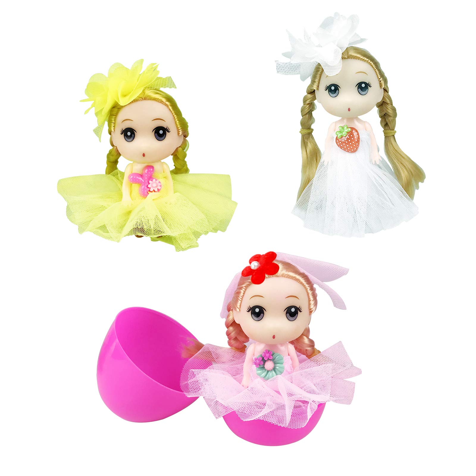Amazon.com: JIABNUKKN Easter Basket Stuffers Eggs Filled 6 Pack