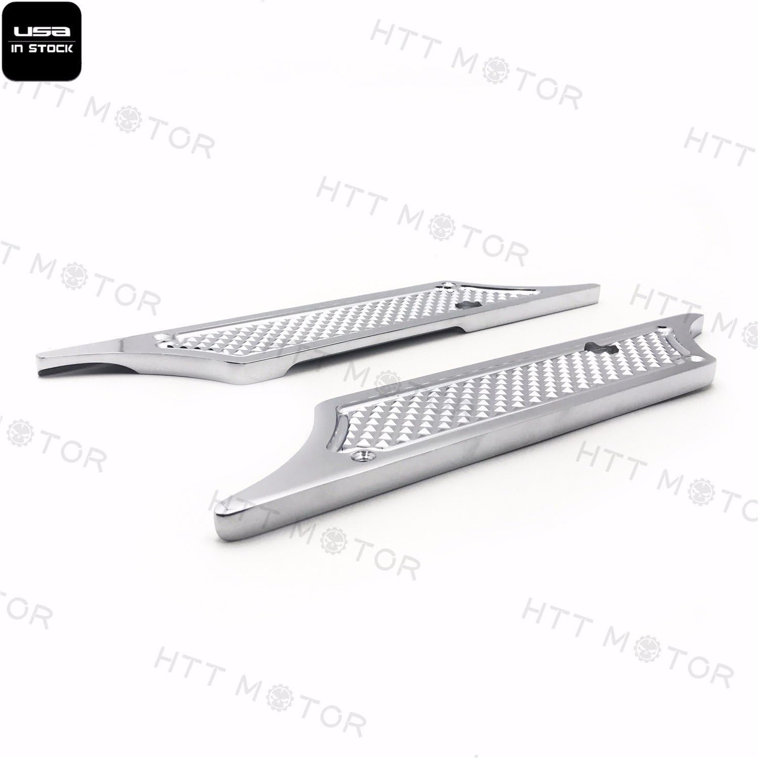 HTTMT SLC001-E- Compatible with 1993-2013 STREET GLIDE Chrome Billet Saddle Bag Latch Covers