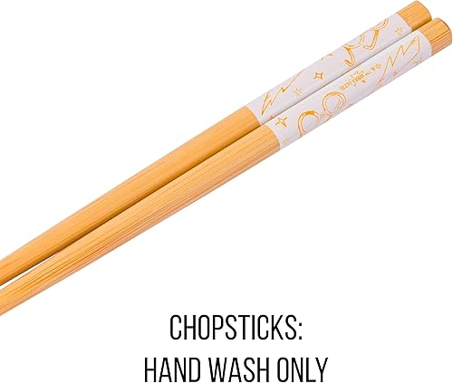 Miniatura 8 de Silver Buffalo - Cuenco con palillos de cerámica para ramen modelo Hogwarts Destination de Harry Potter, 20 fl oz, blancomulticolor