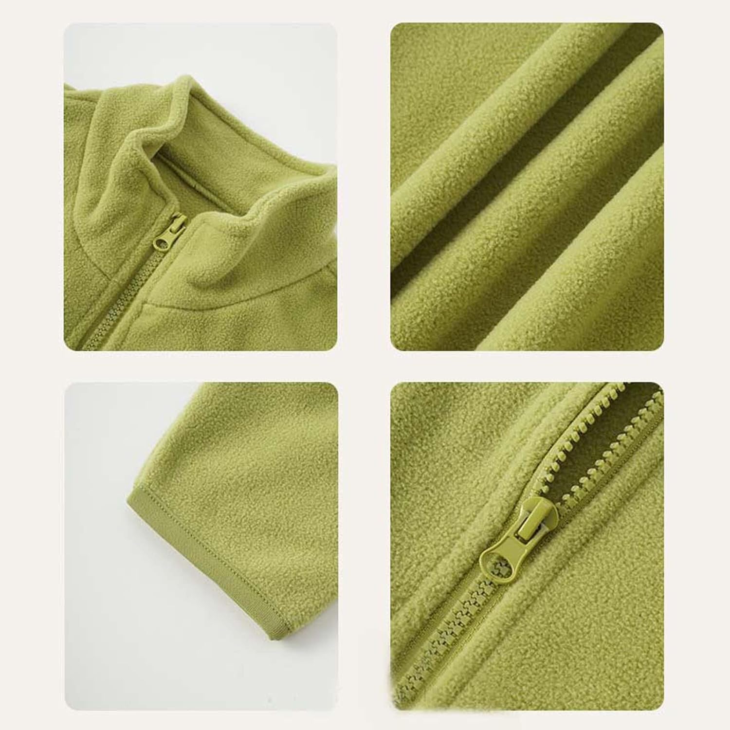 Toddler Kids Polar Fleece Zip Jacket Winter with Pockets | Toddler Girls Boys Fleece Jacket Kids Polar Fleece Zipper Jacket Soft Fall Winter Warm Outerwear Casual Coat with Pockets