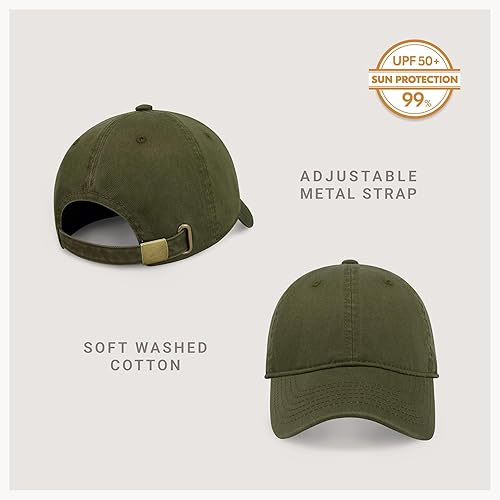 Miniatura 2 de CHOK.LIDS Gorra de papá premium diaria unisex de algodón para hombres y mujeres ajustable ligera estilo polo con borde curvo