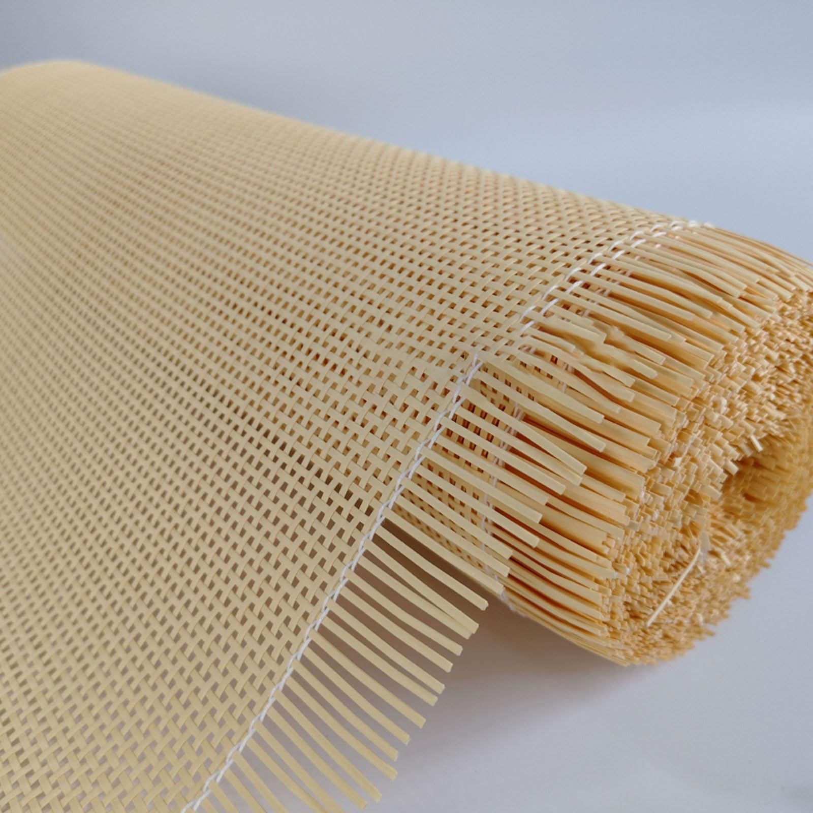 Naturalna tkana rattanowa rolka siatkowa, 35 cm - Wysokiej jakości pleciona siatka rattanowa, odpowiednia do prac DIY i dekoracji domu - Ca