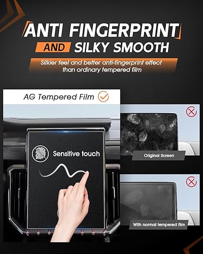 Vista 184 de CDEFG Cristal templado para Chevrolet Silverado/GMC Sierra 2025, pantalla táctil de 13.4 pulgadas, accesorios para Chevy Silverado/Sierra 1500