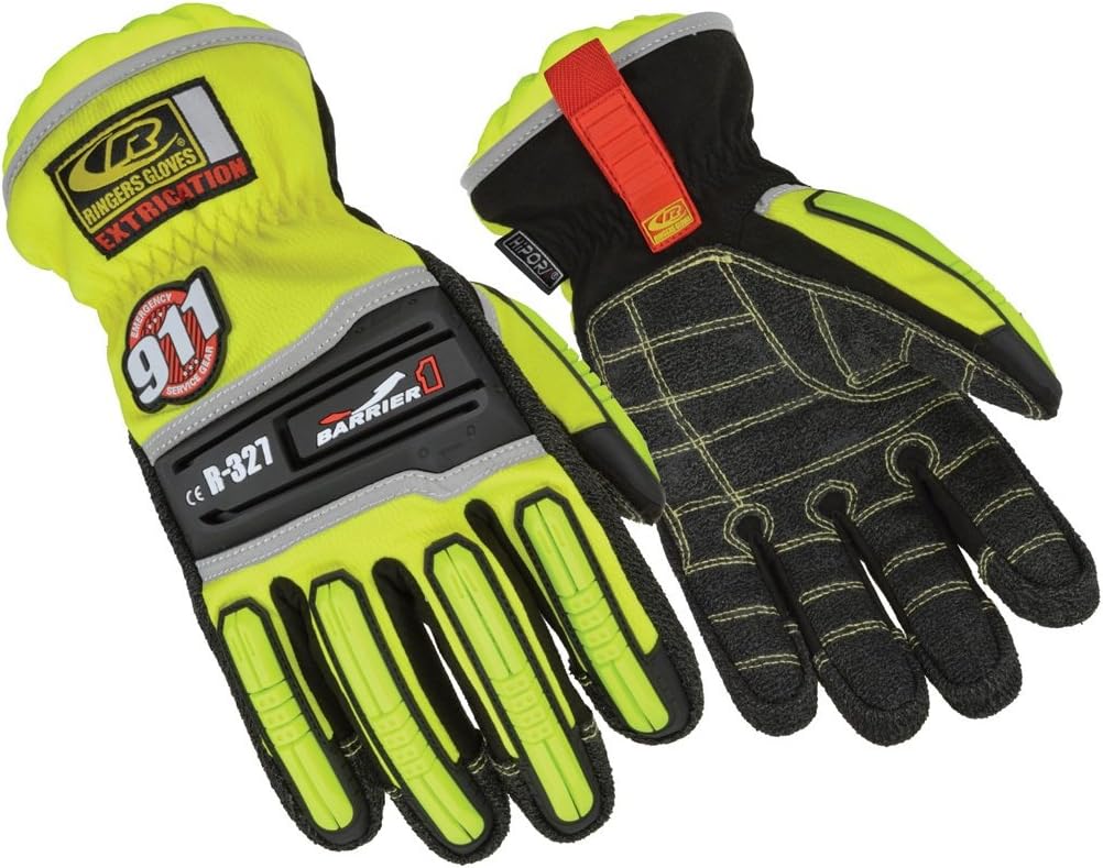 Ringers Gloves R-27 Extrication Gloves, Cut-Resistant Gloves with Durable Grip, Small