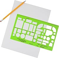 Vista 5 de Westcott Plantilla de muebles para el hogar (T-830)