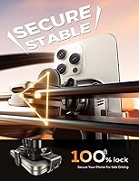 Vista 7 de CHGeek Soporte inalámbrico con cargador de coche para teléfono, carga rápida de 15W, soporte de teléfono con sujeción automática para el salpicadero