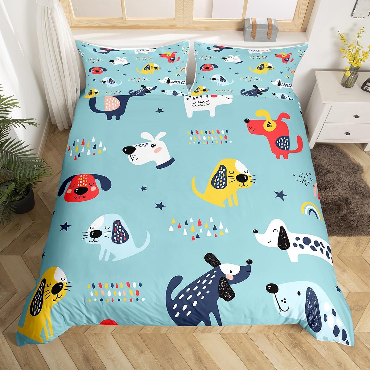 Set Copripiumino Singolo Bambini Homewish - Motivo Fenice Sportivo, Microfibra Poliestere Morbida | 1 Copripiumino + 1 Federa