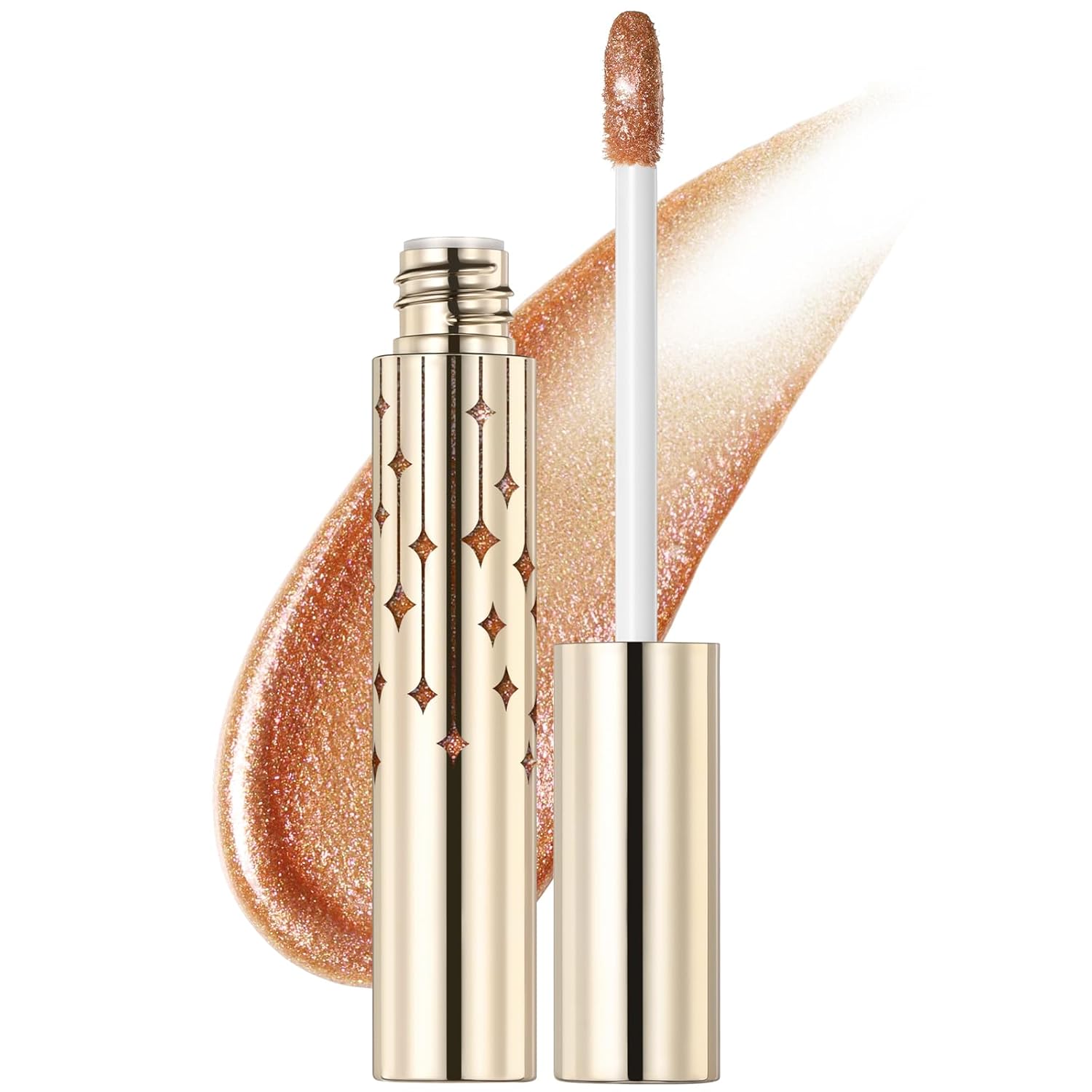 FOCALLURE High Shine Glitter Lip Gloss,Hydrates and