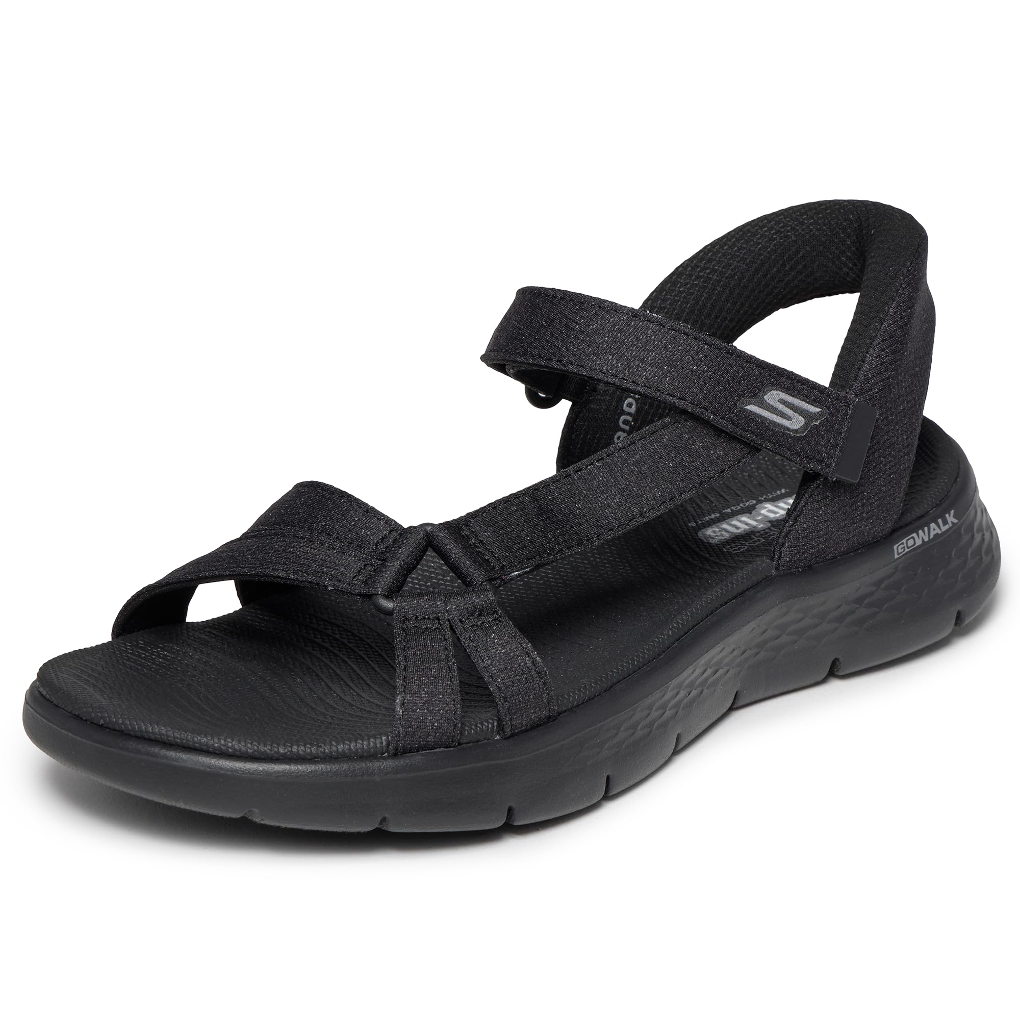 Skechers Go Walk Flex Sandal - Illuminate Damen Sandale Textil Navy blau