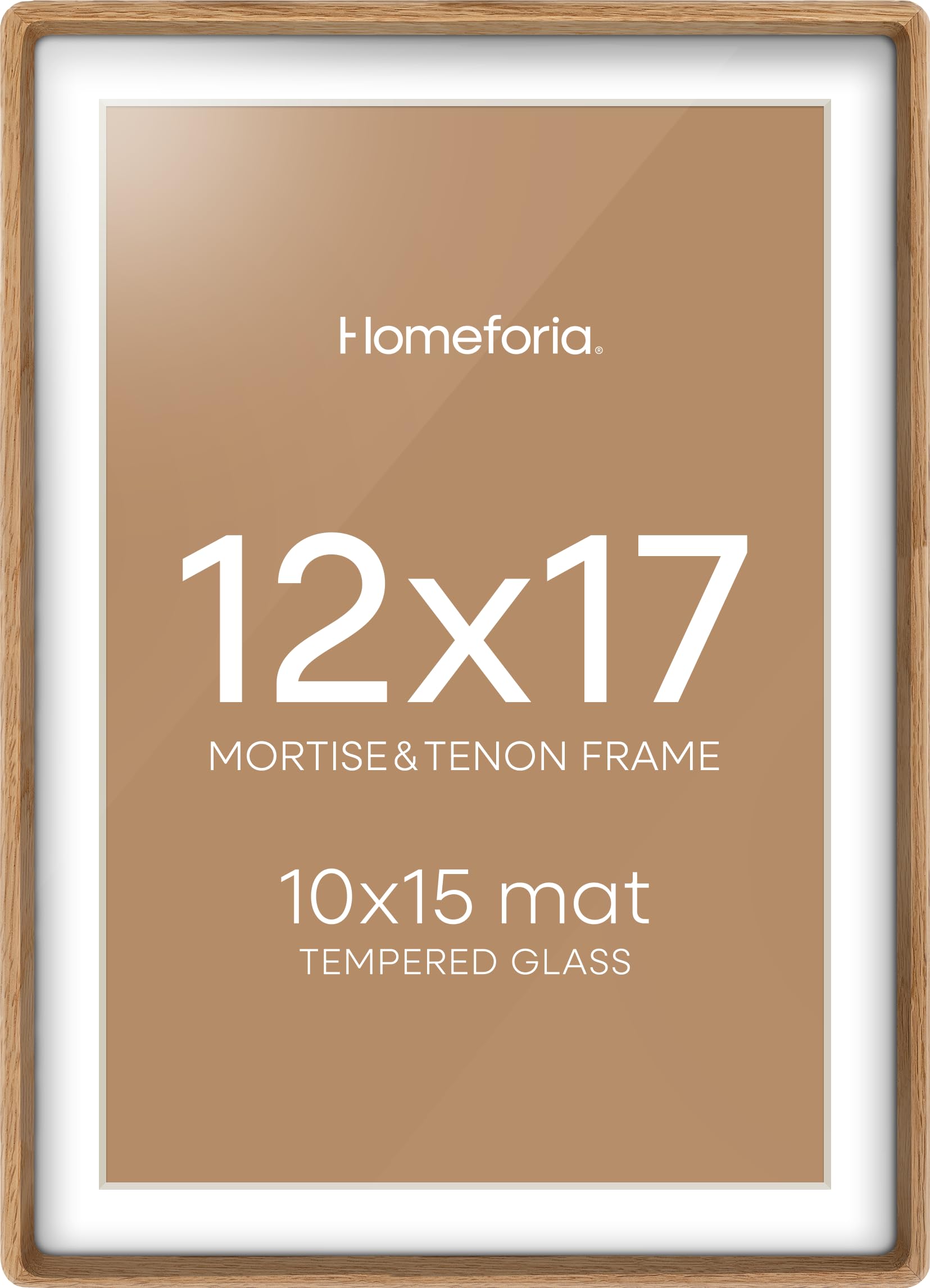 Homeforia 12x17 Picture Frame Natural Wood