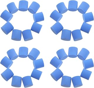 Homoyoyo 50 Pcs Insect Habitat Test Tube Sponge Plugs Moisture Retention Stopper Feeding Equipment Pet Insect Terrarium Accessory