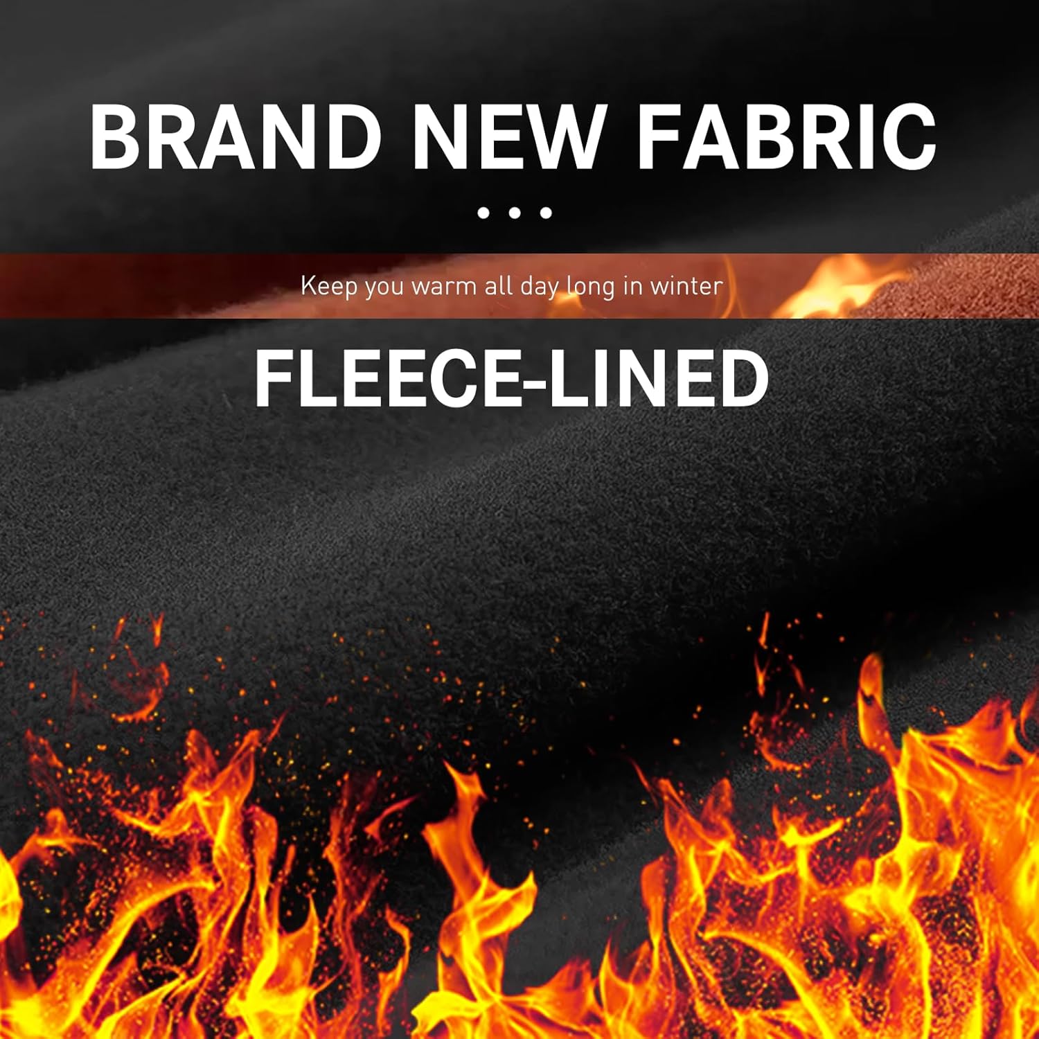 Hi Clasmix Fleece Lined Leggings for Women - High Waisted Winter Yoga Pants, Warm Thermal Running Workout Tights - Image 2