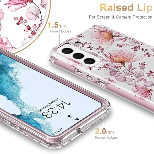 Miniatura 10 de ESDOT - Funda protectora para celular Samsung Galaxy S21 Plus, de grado militar, resiste caídas de 21 pies (probado), con diseños modernos, para