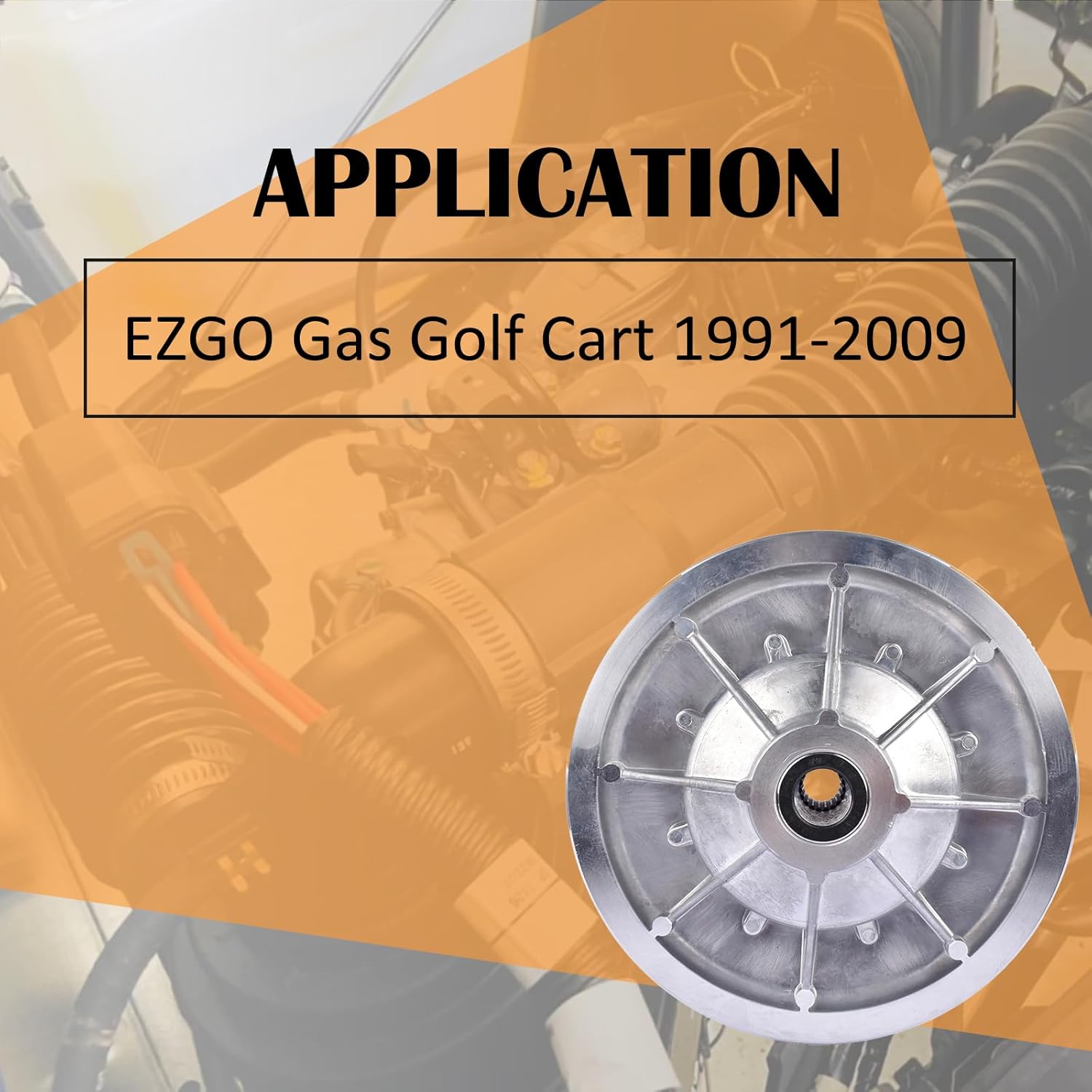 26301-G03 Driven Clutch 28 Degree Fits for EZGO Gas Golf Cart 4 Cycle 1991-2009 Replaces 26301G03