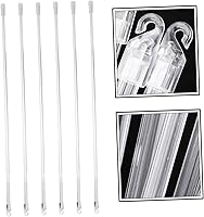 Vista 3 de Paquete de 6 varillas de acrílico para barras de ventana, barras verticales, persianas verticales transparentes, accesorios