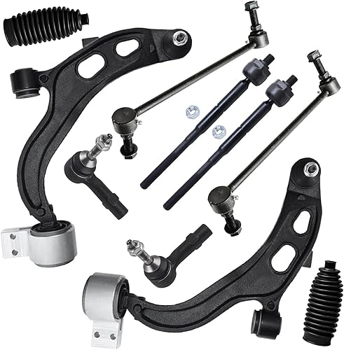 Miniatura 195 de Detroit Axle - Kit de suspensión frontal de 10 piezas para Ford Ranger Mazda B2300 B2500 B3000 B4000, 2 brazos de control superiores, 2 rótulas