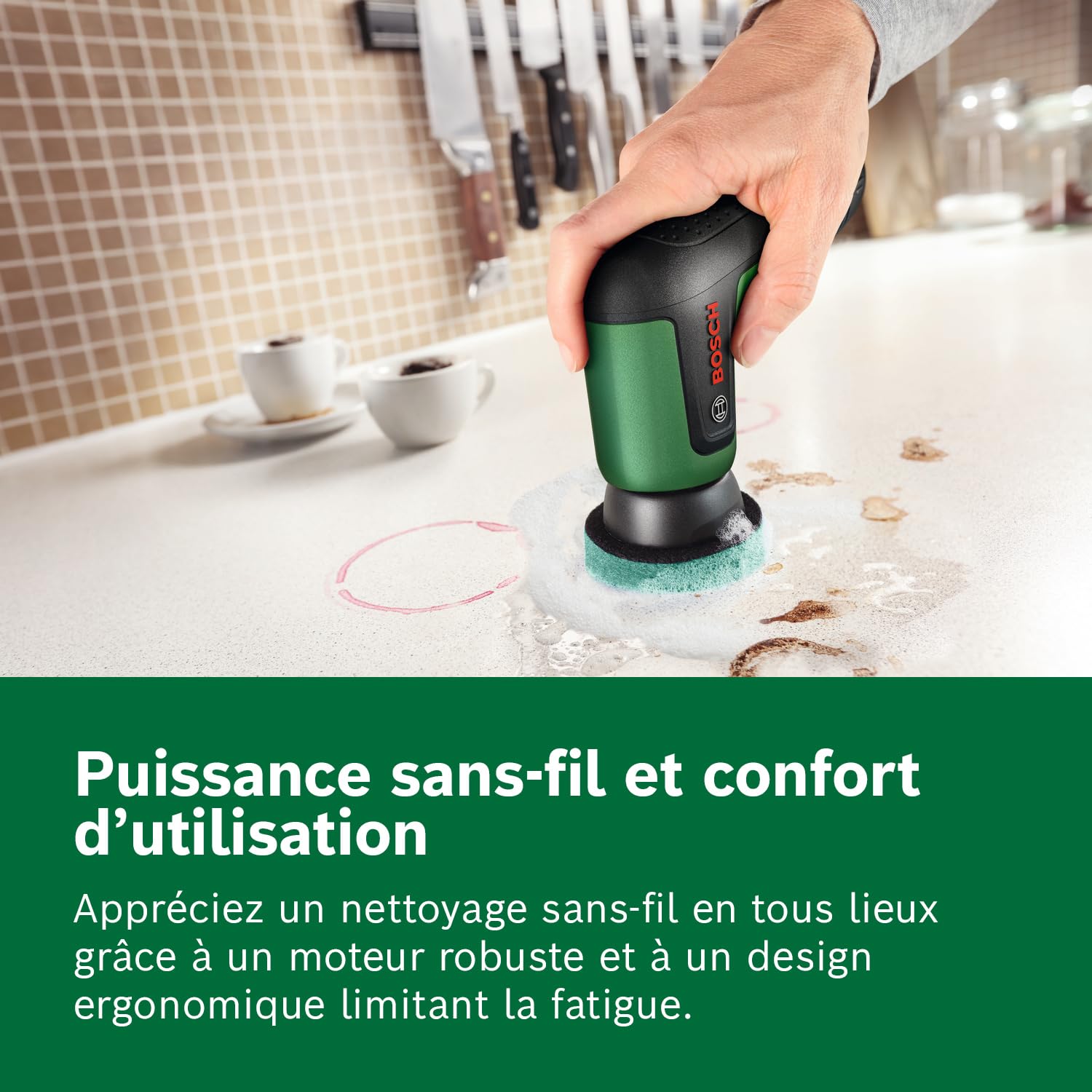 Bosch TAYDO Brosses électriques sans Fil (UniversalBrush 4V) (INCL. kit Complet de 12 Accessoires et Sacoche Souple, en boîte en Carton)