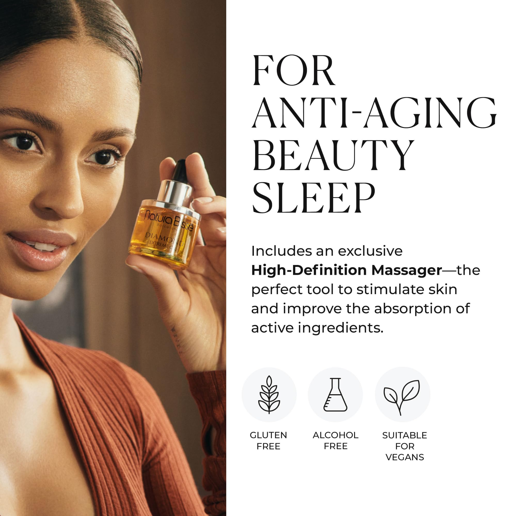 Natura Bissé Diamond Extreme Oil | Anti-Aging und Straffendes Gesichtsöl mit einer Kombination aus Antioxidantienölen, Omega 5 und Vitaminen E und F | 30 ml