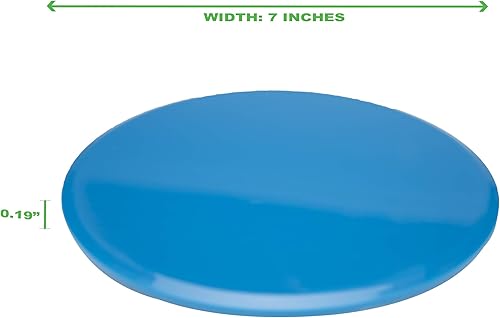 Miniatura 7 de Mind Reader Fitness, deslizadores de piso corporal, equipo de ejercicio, deslizadores de núcleo, discos deslizantes, juego de 2, azul, 2 piezas