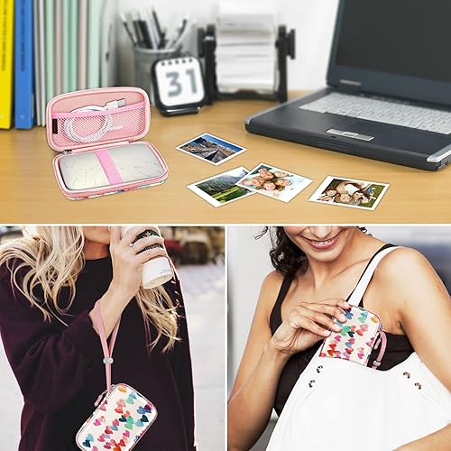 Miniatura 7 de Fintie Funda para impresora Fujifilm Instax Mini Link 3Link 2, HP Sprocket SelectPlus, Canon Ivy CLIQ 2CLIQ+2 Impresora de cámara instantánea -