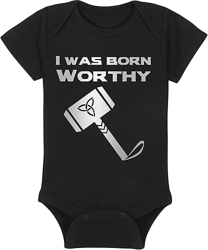 Miniatura 4 de Superhero Baby Hat - Worthy (Black Fabric - Silver Design)