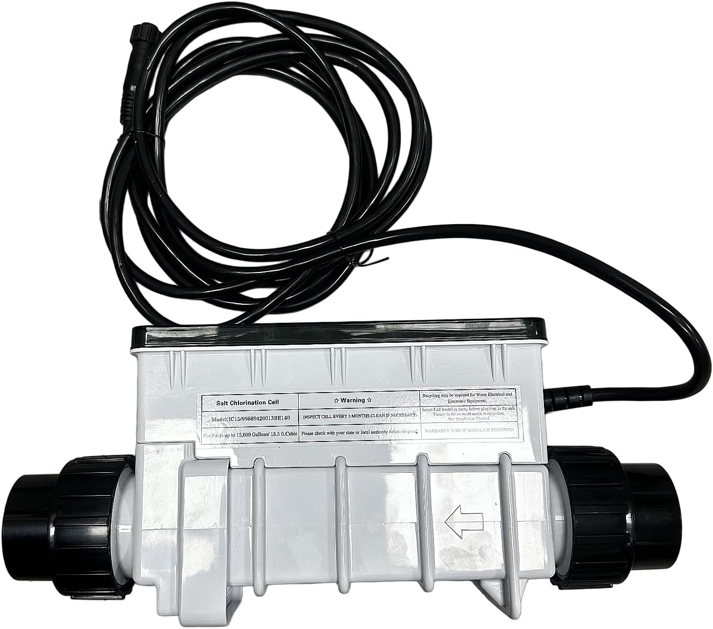 EC-520554 EC520554 Salt Electrolysis Chlorine Generator Fits for Swimming Pools Up to 20000 Gallons