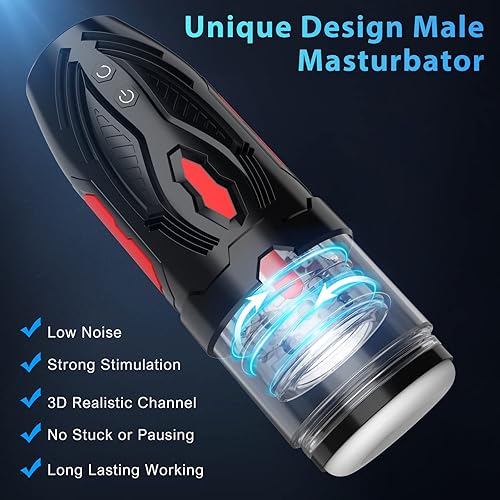Miniatura 7 de Masturbador masculino automático, juguete masturbador masculino con 7 empujadores y rotación, juguetes sexuales para adultos para hombres, manos