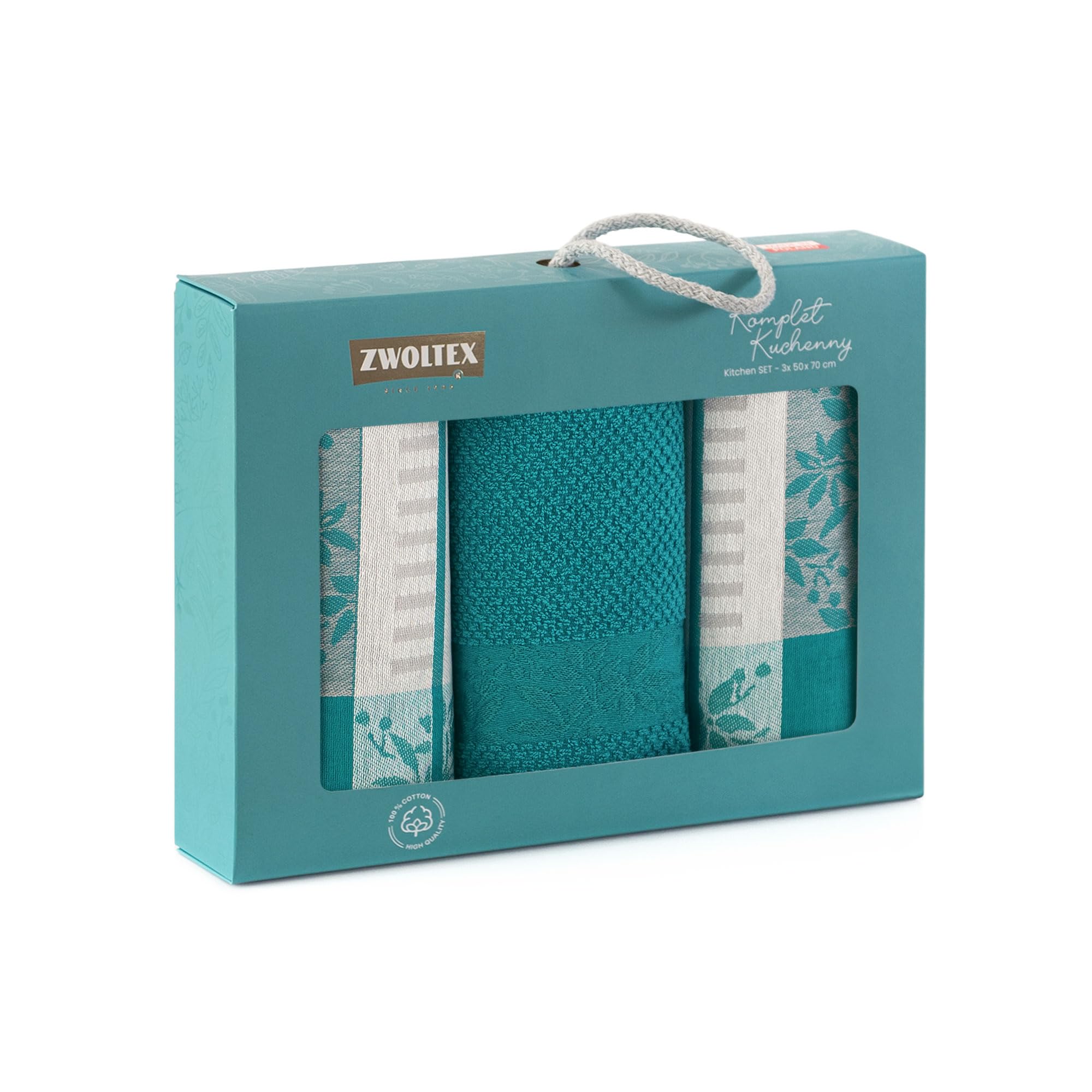 Paños de cocina Zwoltex ultra absorbentes de algodón para un secado eficaz