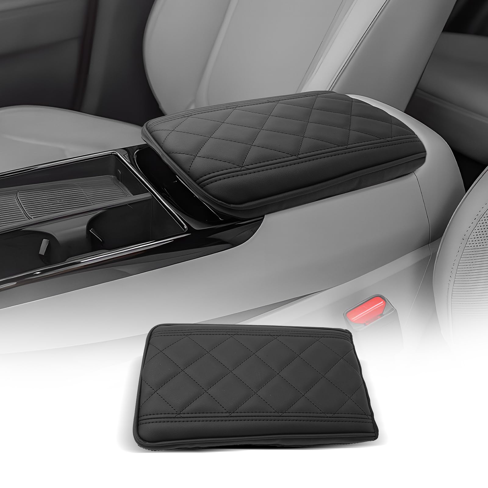 CDEFG for 2025 2026 Hyundai Tucson Center Console Cover Armrest Cover for Tucson (SE, SEL, SEL Convenience, XRT, Limited) 2025+ Accessories Arm Rest Protector Only Fit Electronic Tucson 2025+ Only Fit Electronic -Thickened