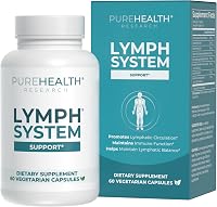 PureHealth Research Lymph System Support Supplement: Dandelion, Cleavers, Burdock for Lymphatic Drainage, Swelling Relief & Cleanse