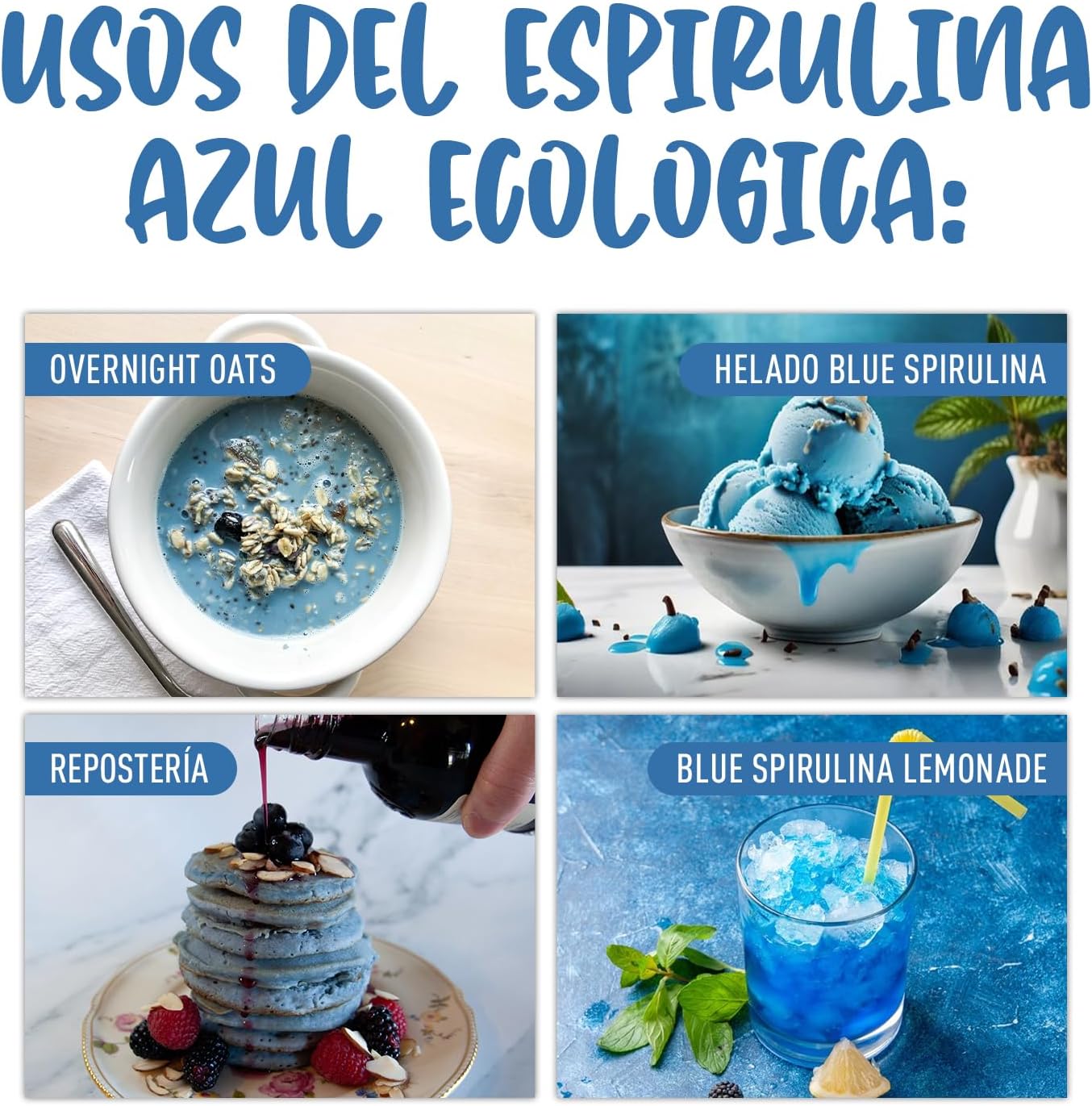 NULTHY - Blue Spirulina Powder 25 g - Pure and Natural Blue 5 71K9DzYz5ZL. AC SL1500 -