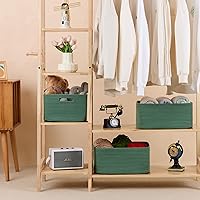 Vista 3 de Large Storage Baskets for Organizing, Closet Shelf Baskets for Clothes Blanket Towels, Baby Nursery, Toy Bins Box, Woven Rope Baskets, 17 x 13 x