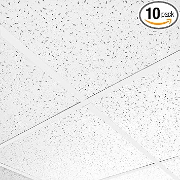 Ceiling Expert Nd Fissure Square 600 X600 Ceiling Tiles 595mm X 595mm White Amazon Com
