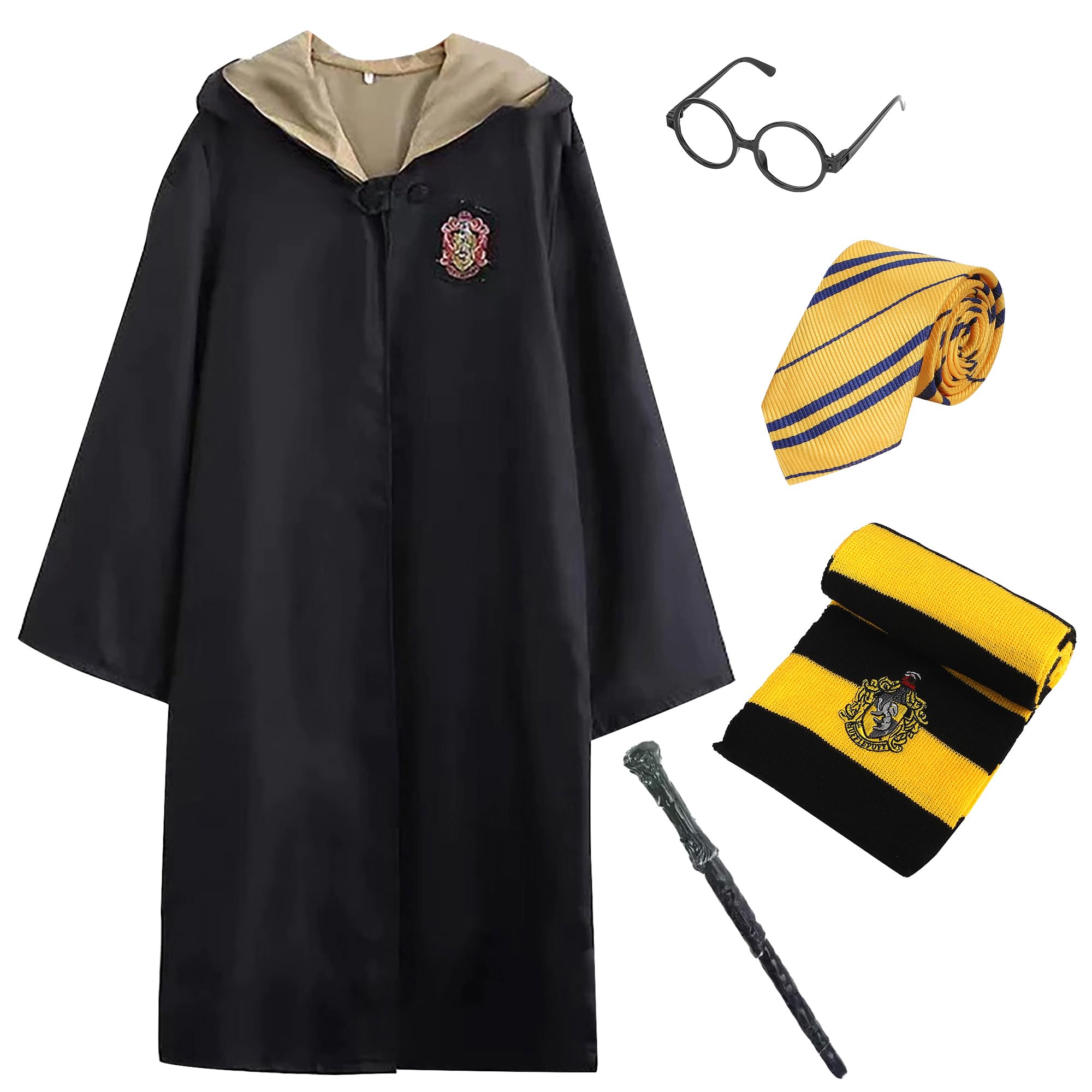 Amazon.co.jp: [AMIBUDCCI] ハリーポッター コスプレ ローブ 5点セット
