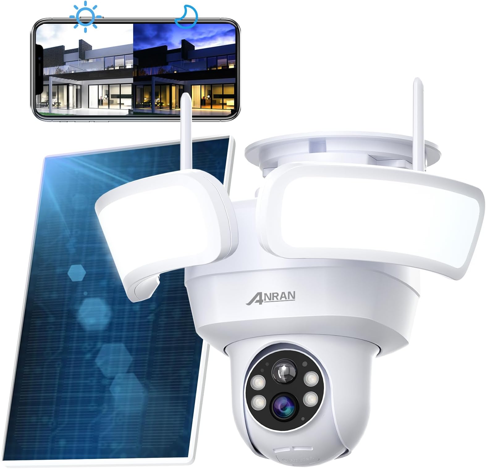 RCA Security Camera Flood Light Camera for Live Home