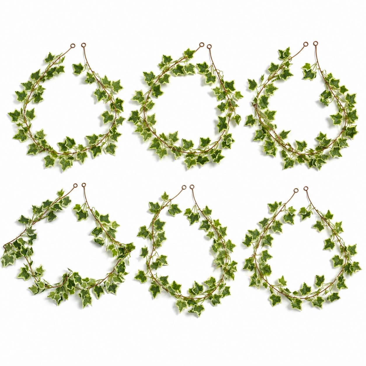 Multipack Leaf Design Artificial Hanging Plants